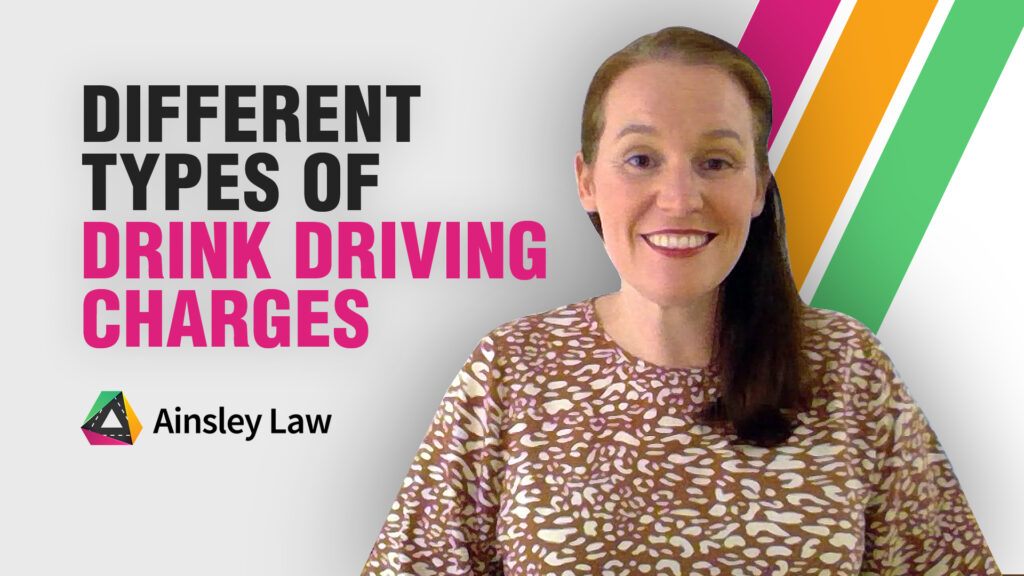 Different Types of Drink Driving Charges