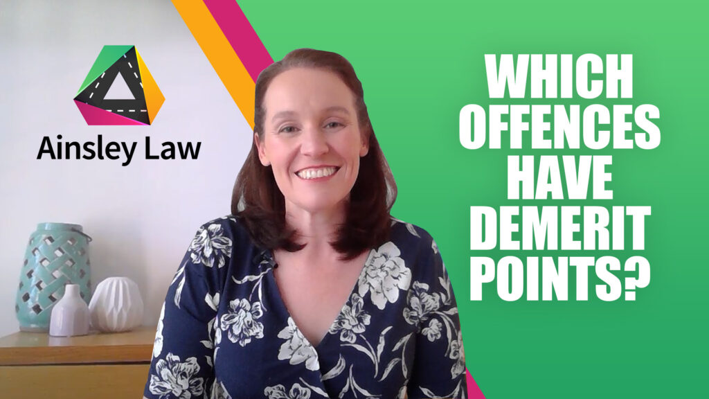 Which Offences Have Demerit Points?