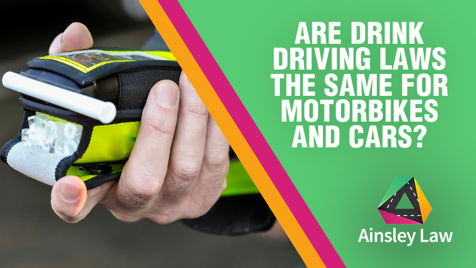 Are Drink Driving Laws The Same For Motorbikes And Cars?