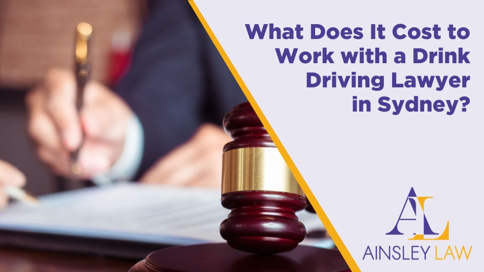 Drink driving lawyer discussing legal costs in Sydney
